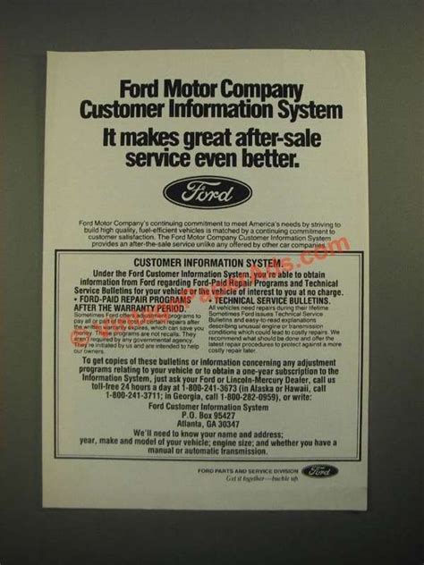 ford motor company information systems